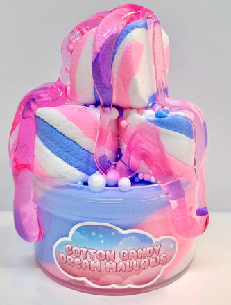 Cotton Candy Dream Mallows DIY Slime – Lil Js Creative Canvas